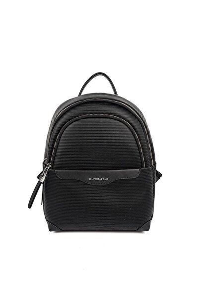 Silver Polo Silver & polo sp1265 women's backpack honeycomb black