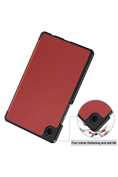 SKYDDAR INNOVATION Tablet case for Samsung Galaxy Tab A11 / A9, FoldPro, Red, set with sticker
