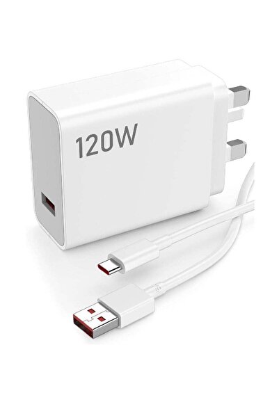 NEONI شاحن سريع USB بقوة 120 واط مع كابل 6 أمبير توربو بطول 1 متر لهواتف Xiao...