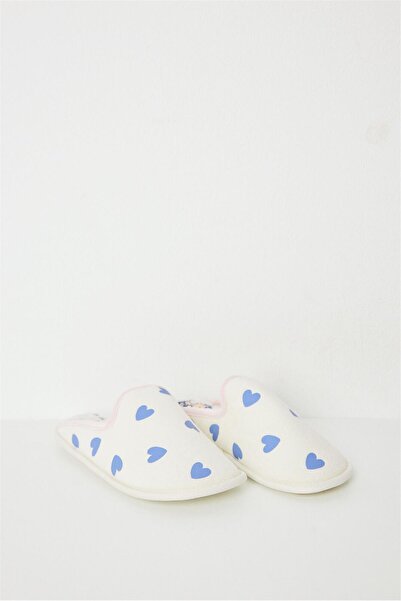 Perspective Women Secret Білі жіночі капці з візерунком