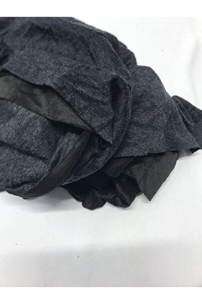 Yiğit Kumaş Ecrin Fabric Winter Combed Cotton, Piece 95X180 cm Anthracite Color