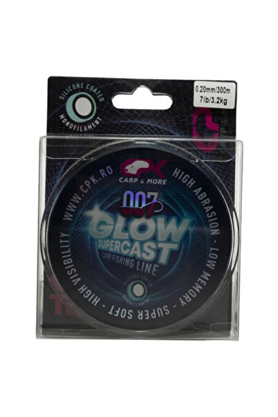 CPK Fir monofilament Glow Supercast 300m, 0.37mm, 11.50kg