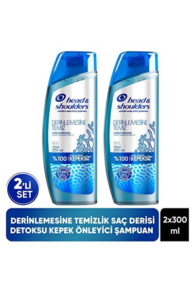 Head&Shoulders Derinlemesine Temiz Yoğun Ferahlik Deniz Mineralleri 300 Ml x 2 Adet