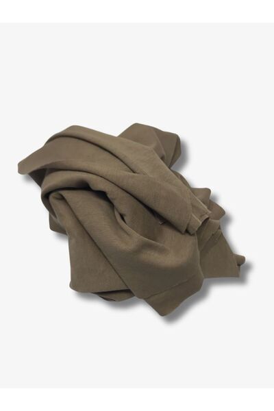 Yiğit Kumaş Thin Ribbed Fabric, Piece 30X130 cm Brown