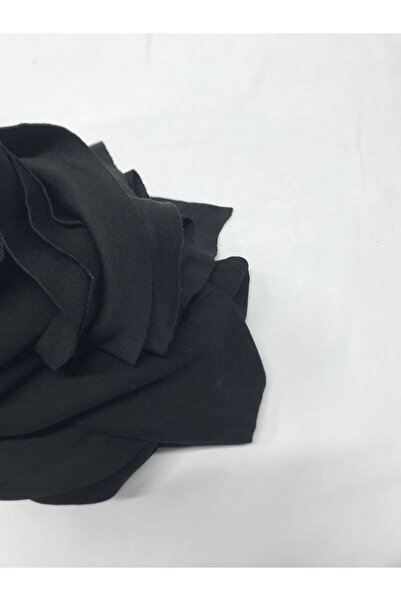 Yiğit Kumaş Sports Team Flowy Polyester Combed Stretch Fabric, Piece 90X160 cm Black Color