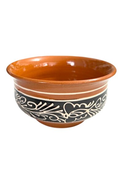 Ceramica Martinescu Traditional Romanian ceramic bowl, handcrafted and decorated – Serving bowl, 13 cm