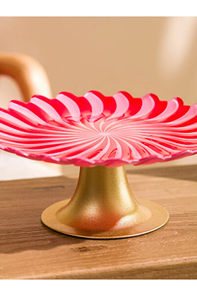 LC Waikiki Lcw Home Mixed Footed Glass Serving Bowl 21 cm