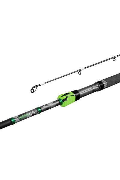 DELPHİN GreenCODE spinning rod 240cm/35g (2 pcs) - green-black
