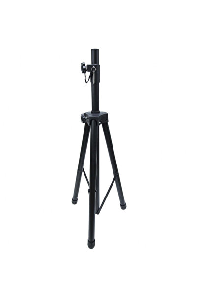 KlaussTech Suport pentru boxe, 3 picioare, instalare rapidă, metal, negru