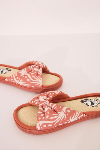 Perspective Women Secret Солом'яні тапочки з принтом Міккі Мауса