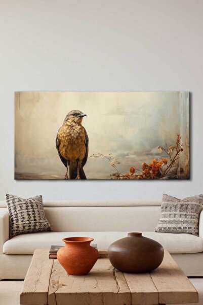 Voovart Kuş Dekoratif Kanvas Tablo - VOOV2841