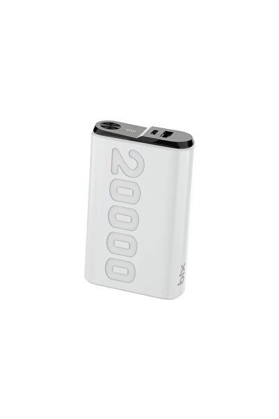 Bix TPB24 20000mAh PD 20W USB-C USB-A QC 3.0 22.5W Süper Hızlı Şarj Destekli Dijital Ekranlı Mini Po