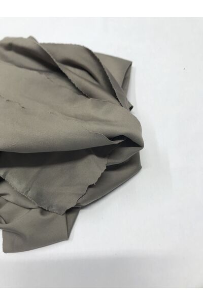 Yiğit Kumaş Sports Suit Draped Polyester Combed Flexible Fabric, Piece 75X160 cm Mink Color