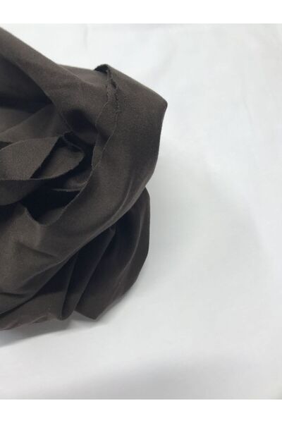 Yiğit Kumaş Sports Team Flowy Polyester Combed Stretch Fabric, Piece 140X130 cm Brown
