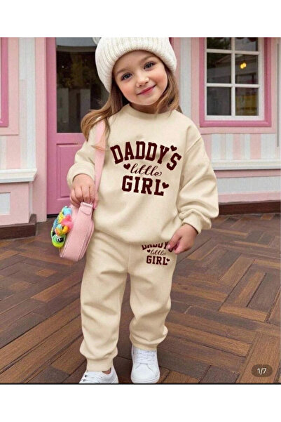 MİLANA MODA Kız Çocuk Mevsimlik Kumaş Alt Üst Takım