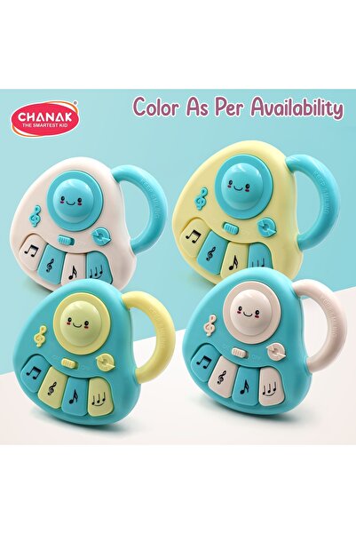 Chanak Baby Piano Musical Toy | 4 Keys, 31 Melodies, Learn Numbers & Shapes, Flashing Lights