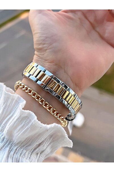 Daniel Klein 2 Years Warranty Steel Cord 30 Mt Water Resistant Women Wristwatch+Bracelet Bf.G.10070.4