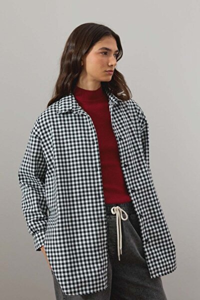 Ceylan Otantik Black Gingham Shirt