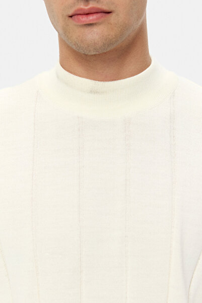 D'S Damat Ds Damat Regular Fit Ecru Sweater