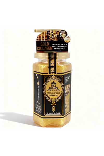 Golden Gel de Duș cu Colagen și Aur 24K pentru Hidratare Intensă