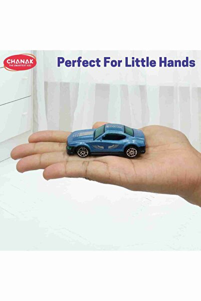 Chanak Die-Cast Metal Racing Car Set – Free Wheel Street Racer Toy Cars for Kids 3+