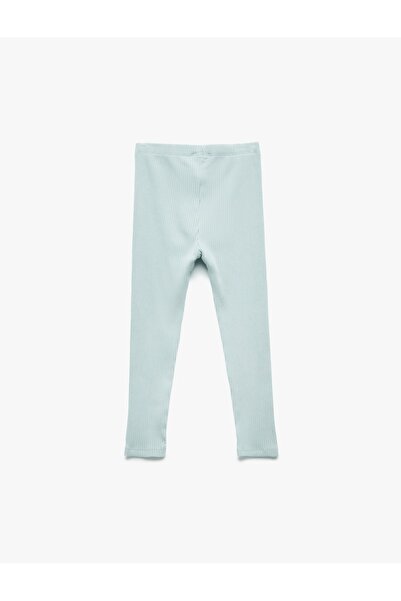 Koton Leggings lungi de bază din bumbac cu talie elastică