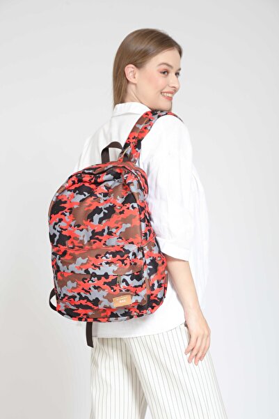 street&bagdnz Unisex Magma Patterned Waterproof Backpack Daily School Travel ...