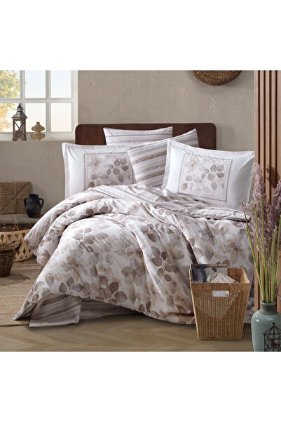 Clasy طقم غطاء لحاف مزدوج من القطن بنسبة 100% من رانفورس، سيميران V1، بيج