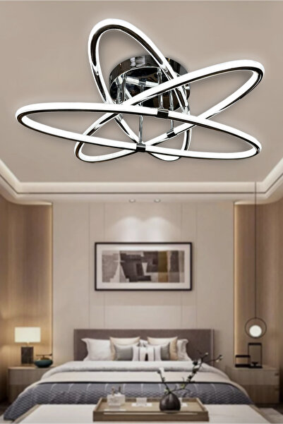 RSCOLLECTIONS Atom 3'lü Çift Yönlü İthal Modern Yüksek Işık Güclü Led Avize K...