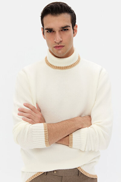 D'S Damat Ds Damat Regular Fit Ecru Sweater