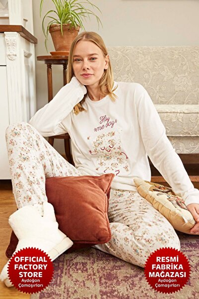 Aydoğan Women's Thermal Pajama Set – Warm and Comfortable Loungewear