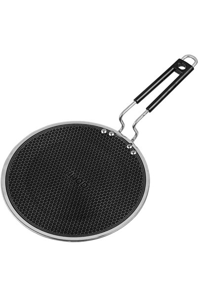 Vinod Platinum Triple-Layer Stainless Steel Tawa - 25 cm (Induction Compatible), Silver
