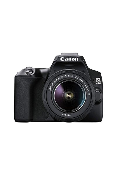 Canon EOS 250D 18-55 MM Lens DSLR Fotoğraf Makinesi (İthalatçı Garantili) Siyah