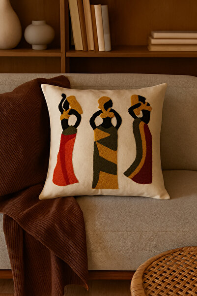 Binna Soft وسادة رمي بنمط عرقي