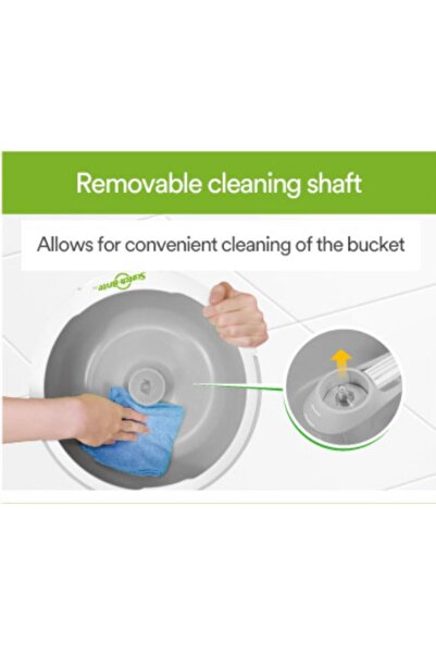 genernic Scotch-Brite 2-in-1 360° Spin Mop Set (mop, handle, bucket, replaceable head)