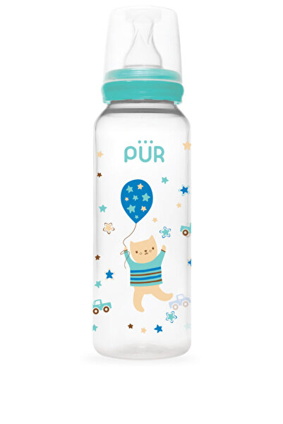 Pür PUR 9013 – BIBERON CU DESEN verde +3 LUNI, 250ML