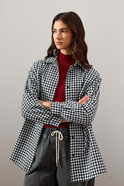 Ceylan Otantik Black Gingham Shirt