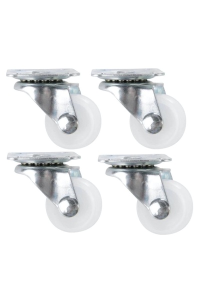 OEM 4 X Roti Albe MICI 50mm Pivotante Albe ROTILE