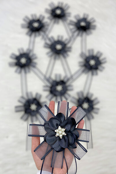 ZEYMERADE Broşlu Füme Bohça Süsü, Gelin Damat Çeyiz Düğün Nişan Konvoy Gelin ...