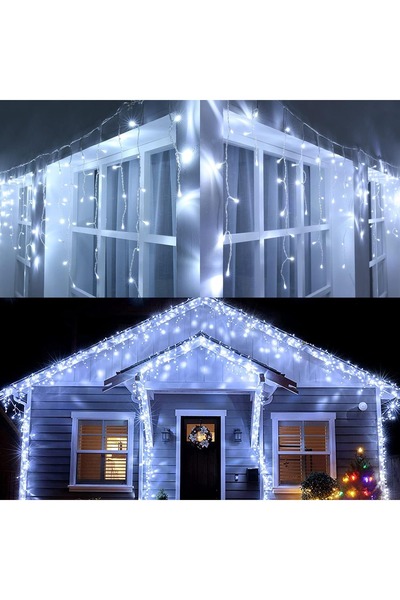 gaman 20 Metre Buz Sarkıt Dekoratif Aydınlatma - İç/Dış Mekan Yılbaşı, Parti ...