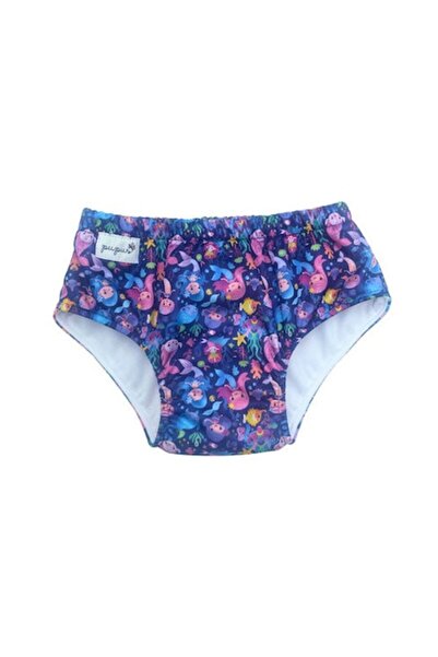 Pupus pantaloni de trening „Sirene”, lavabili, absorbanți, multicolori, L