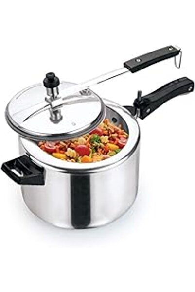 RAJ Aluminum Pressure Cooker, 3 L, Silver, RPCI03