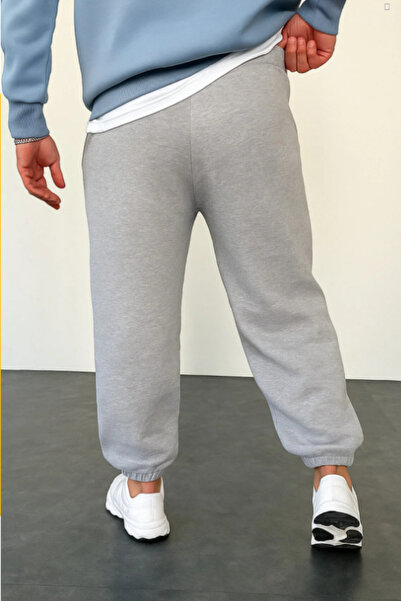 EydaMoon Men's Winter Boston Printed Cotton Wool Inside Elastic Leg Bottoms