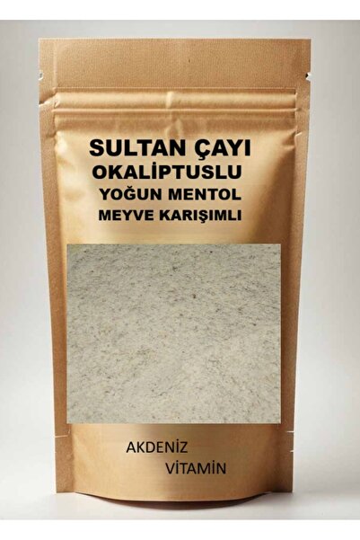 AKDENİZ VİTAMİN Sultan Çayı Okaliptus ,Yoğun Mentol ,Tarçın Portakal Elma Karışımı 250 Gr