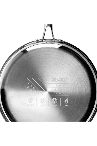 iBiLi TRIPLY NATURAL FRYING PAN 22 CM