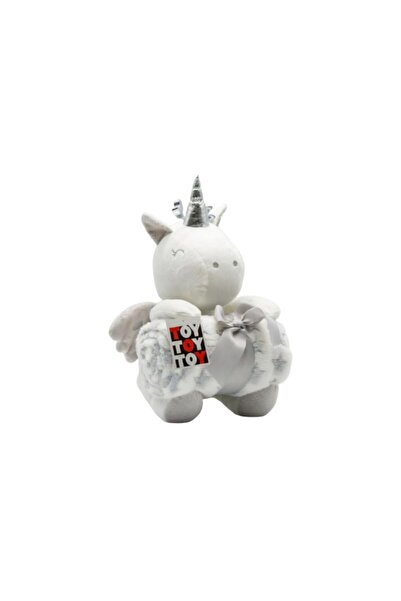 Karl Hausmann Pătură pufoasă cu unicorn de jucărie 25 cm - Hausmann