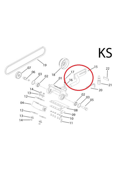TAIWAN Log debarking arm for chainsaws suitable for Husqvarna 61, 268, 272, 281, 288