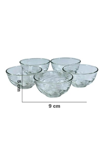 Meven Set Beauty Glass yogurt set 5 pieces NKLM0904