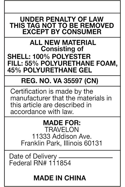 Travelon Cooling Gel Neck Pillow