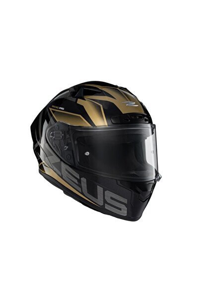 ZEUS ZS-826 BK3 Gold Kapalı Kask (Pinlock Dahil)